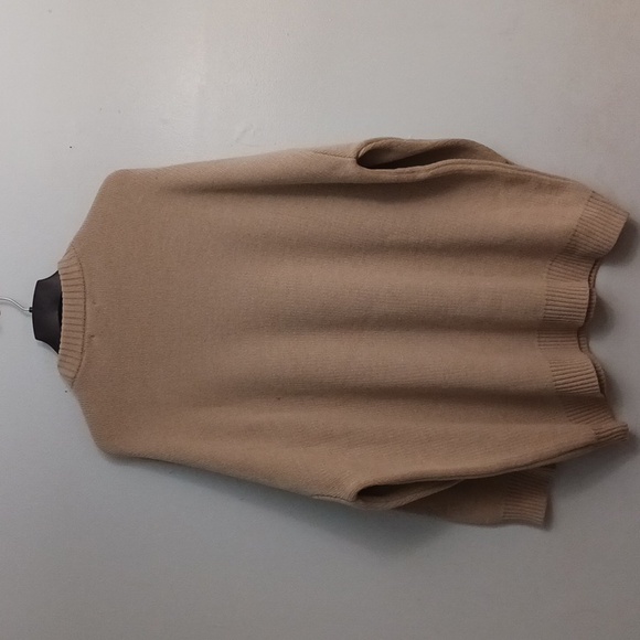 Zara size L-XL men's tan wool  blend oversized sweater. - Picture 6 of 15